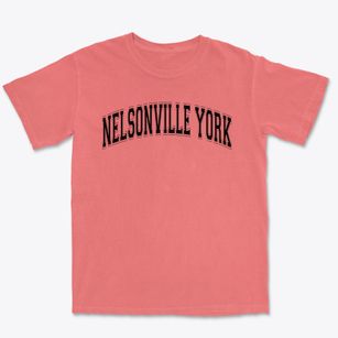 Nelsonville York Middle School Varsity Arch Premium Heavyweight T-shirt
