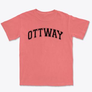 Ottway Elementary School Varsity Arch Premium Heavyweight T-shirt