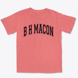 B H Macon Elementary School Varsity Arch Premium Heavyweight T-shirt