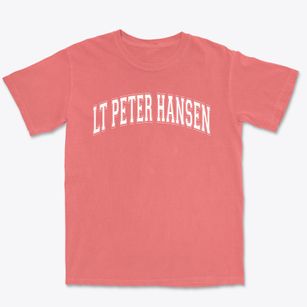 Lt Peter Hansen Elementary School Varsity Arch Premium Heavyweight T-shirt
