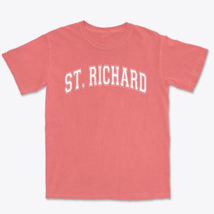 Saint Richard School Varsity Arch Premium Heavyweight T-shirt