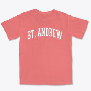 St Andrew Parish Varsity Arch Premium Heavyweight T-shirt