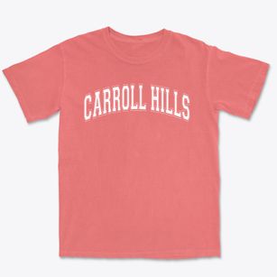 Carroll Hills School Varsity Arch Premium Heavyweight T-shirt