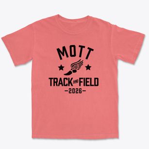 Mott Elementary School Track and Field Premium Heavyweight T-shirt