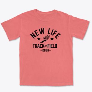 New Life Christian School Track and Field Premium Heavyweight T-shirt
