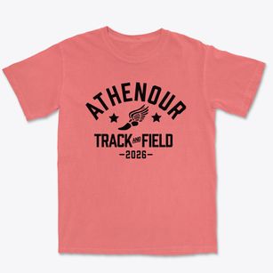Athenour Elementary School Track and Field Premium Heavyweight T-shirt
