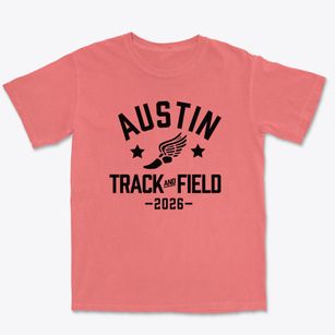 Austin Community Academy Track and Field Premium Heavyweight T-shirt