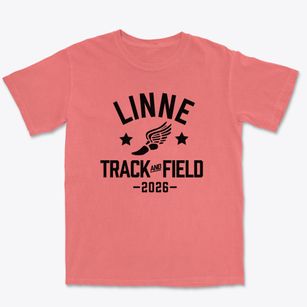 Linne Elementary School Track and Field Premium Heavyweight T-shirt