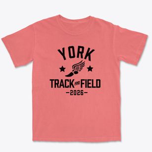 York Community High School Track and Field Premium Heavyweight T-shirt