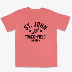 Saint John The Baptist School Track and Field Premium Heavyweight T-shirt