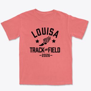 Louisa Upper Elementary School Track and Field Premium Heavyweight T-shirt