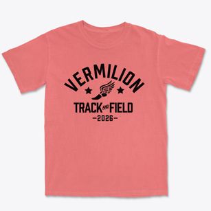 Vermilion Catholic High School Track and Field Premium Heavyweight T-shirt