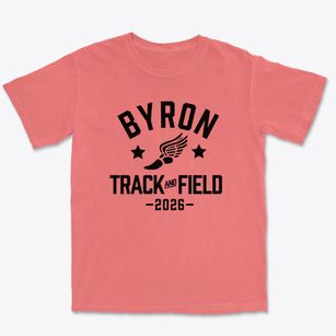 Byron Middle School Track and Field Premium Heavyweight T-shirt