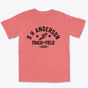 O H Anderson Elementary School Track and Field Premium Heavyweight T-shirt