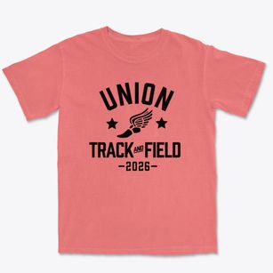 Union High School Track and Field Premium Heavyweight T-shirt