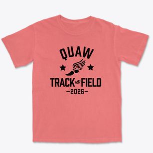 Quaw Elementary School Track and Field Premium Heavyweight T-shirt