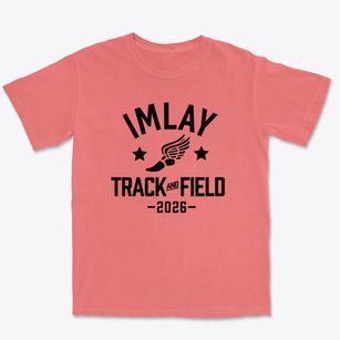 Imlay Elementary School Track and Field Premium Heavyweight T-shirt
