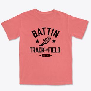 Battin Middle School Track and Field Premium Heavyweight T-shirt
