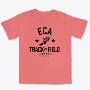 Eca Track and Field Premium Heavyweight T-shirt