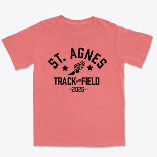 Saint Agnes School Track and Field Premium Heavyweight T-shirt