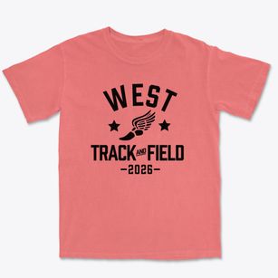 West Elementary School Track and Field Premium Heavyweight T-shirt