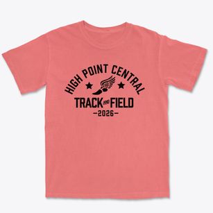 High Point Central High School Track and Field Premium Heavyweight T-shirt