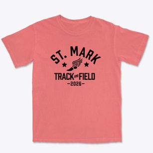 Saint Mark School Track and Field Premium Heavyweight T-shirt