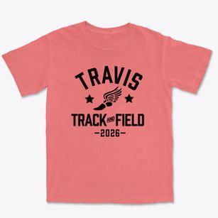 Travis Elementary School Track and Field Premium Heavyweight T-shirt