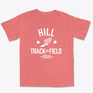 Hill Campus Of Arts & Sciences Track and Field Premium Heavyweight T-shirt