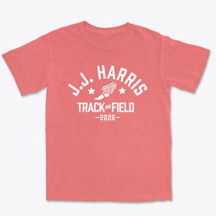 J.j. Harris Elementary School Track and Field Premium Heavyweight T-shirt