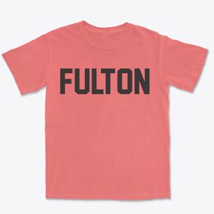 Fulton Mississippi Classic Block Premium Heavyweight T-shirt