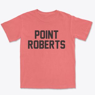Point Roberts Washington Classic Block Premium Heavyweight T-shirt