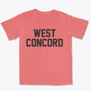 West Concord Massachusetts Classic Block Premium Heavyweight T-shirt