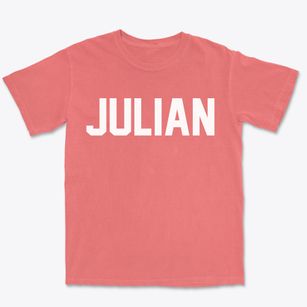 Julian California Classic Block Premium Heavyweight T-shirt