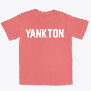 Yankton South Dakota Classic Block Premium Heavyweight T-shirt