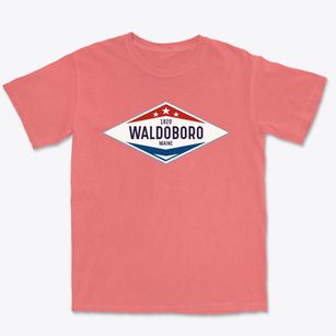 Waldoboro Maine Diamond Star Premium Heavyweight T-shirt