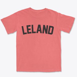 Leland Iowa Classic Curve Premium Heavyweight T-shirt