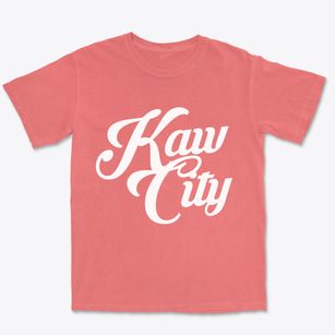 Kaw City Oklahoma Vintage Team Premium Heavyweight T-shirt