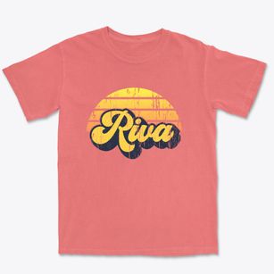 Riva Maryland Sublime Sunset Premium Heavyweight T-shirt