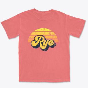 Rye New York Sublime Sunset Premium Heavyweight T-shirt