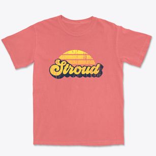 Stroud Oklahoma Sublime Sunset Premium Heavyweight T-shirt