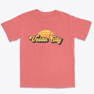 Velda City Missouri Sublime Sunset Premium Heavyweight T-shirt
