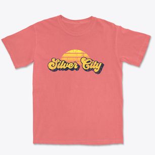 Silver City North Carolina Sublime Sunset Premium Heavyweight T-shirt