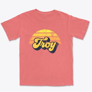 Troy Kansas Sublime Sunset Premium Heavyweight T-shirt