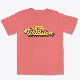 Williston Ohio Sublime Sunset Premium Heavyweight T-shirt