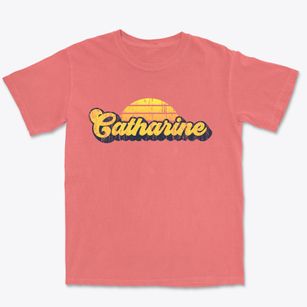 Catharine Kansas Sublime Sunset Premium Heavyweight T-shirt