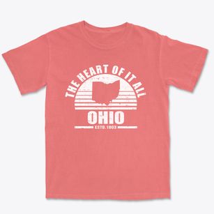  Ohio Sunset Premium Heavyweight T-shirt