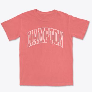 Hampton Pennsylvania Trendy Block Premium Heavyweight T-shirt