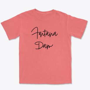 Fontana Dam North Carolina Freestyle Premium Heavyweight T-shirt
