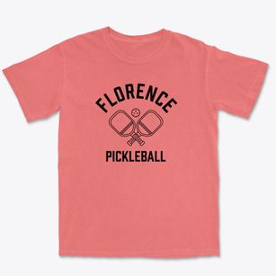 Florence North Carolina Pickleball Premium Heavyweight T-shirt